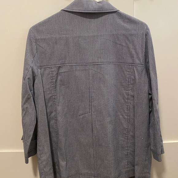 Elliot Lauren blue & white jacket. Size 8 - Picture 2 of 2